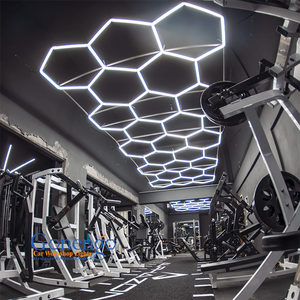 Ventas calientes Europa Hexagrid Car Workshop Boutique Fitness Studio Detailing Shops Led Lighting Gym Lamp - Product Image 5