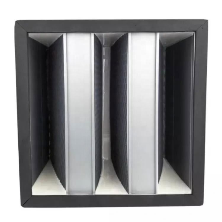 V Bank Charcoal Activated Carbon Filter