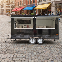Offre Spéciale YITUO YT-FS400 acier galvanisé certifié CE café chariot de nourriture remorque rue Pizza camion de nourriture chariot de crème glacée
