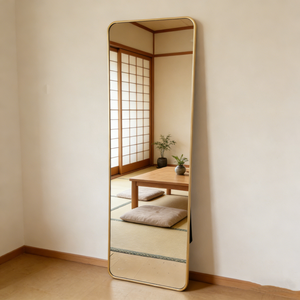 مرآة أرضية فاخرة كبيرة الحجم بطول كامل من الزجاج المقوى غير القابل للكسر للديكور المنزلي العصري من المصنع مباشرة - Product Image 4