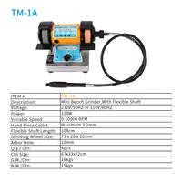 Vitesse Variable 0-10000 Rpm Mini Banc Polyvalence Flexible Arbre Meuleuse