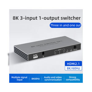 HDMI2.1 8K60 4K240PS5 çoklu sinyal <span class=keywords><strong>Video</strong></span> değiştirici IP65 5V SDK ile 1 yıl garanti Metal inşaat duvara monte - Product Image 6