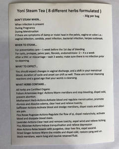 Yoni Stoom Kruiden 100% Natuurlijke Dampende Vaginale Gezondheid Chinese Herbal Feminine <span class=keywords><strong>Vagina</strong></span> Stoom Thee - Product Image 6