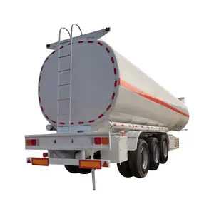 Chinese supplier sell chemical tanker parts 3 axle Oil tank Trailer 45000 60000 Liters fuel tanker truck