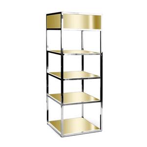 ชั้นวางแก้วไวน์โลหะสีทองสำหรับงานแต่งงานดีไซน์ใหม่ออกแบบได้ตามต้องการ - Product Image 5