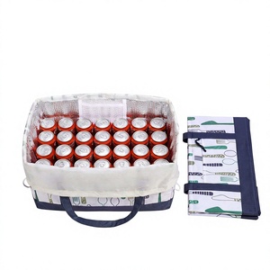 Sac isotherme pliable 30L en tissu Oxford avec feuille d'aluminium, imperméable, pour le shopping et la vente ambulante - Product Image 3