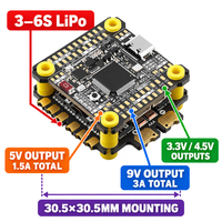 Contrôleur de vol SpeedyBee F405 V5 en métal avec ESC 55A quatre-en-un pour drone FPV Betaflight INAV 3S 6S