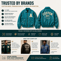 Blouson Bomber en Cuir Vintage Personnalisé pour Homme, Veste Universitaire à Fermeture Éclair Métallique, Veste Letterman avec Patch Chenille, Marque Privée, Fabrication OEM