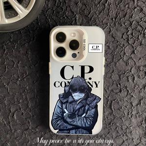 Custodia per Telefono di Design alla Moda per <span class=keywords><strong>iPhone</strong></span> XR XS 11 12 13 14 Mini 15 Pro Max Accessorio Mobile CP Company Realizzato in PC Resistente - Product Image 2