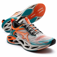 Chaussures de course pour hommes, style cyberpunk, légères et respirantes, avec semelle structurelle 3D à haute adhérence, personnalisables en gros