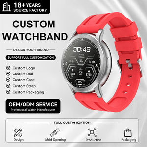 Bracelet de montre de remplacement 20/22 mm, bracelet sport en silicone pour Fosil Samsung Huawei Garmin Amazfit Xiaomi Ticwatch - Product Image 1