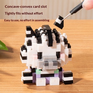 <span class=keywords><strong>Xihuan</strong></span> Sweetheart Zootopia, Bloques de Construcción de Micro Partículas de Plástico con Forma de Animales, Decoración para el Hogar, Regalo de Recompensa - Product Image 4
