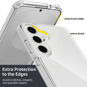 Nouveau s25fe Transparent anti-rayures deux-en-un étui antichoc épaissi SM Galaxy housse de protection - Product Image 4