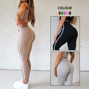 <span class=keywords><strong>Tuta</strong></span> intera da yoga OEM da donna <span class=keywords><strong>con</strong></span> <span class=keywords><strong>leggings</strong></span> larghi e controllo pancia - Body intero sportivo - Product Image 2