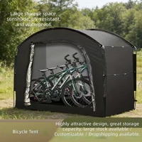 Tentes de vélo les plus vendues pour les ventes transfrontalières, tentes de rangement pour vélos d'extérieur spacieuses, tentes pliables et portables