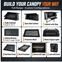 Capot rigide en aluminium pour pick-up, haute performance, pour équipement de camping et stockage commercial