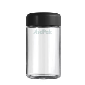 Bocaux en verre certifiés CR de qualité alimentaire de 2 oz, 3 oz, 5 oz avec couvercle en aluminium/plastique résistant aux enfants pour le stockage de médicaments et de fleurs séchées - Product Image 2