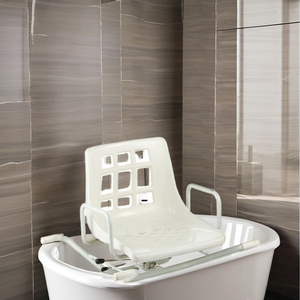 Chaise de douche et de toilette multifonctionnelle pour personnes âgées, fixée au mur, pliable, équipement de sécurité pour le transport mobile - Product Image 3