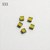 Plaques de diamant monocristallin synthétique HPHT de qualité industrielle (orientation cristalline 111) pour la recherche sur la pression (DAC)