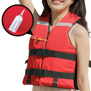 เสื้อชูชีพสำหรับผู้ใหญ่ ARAKHAN (WCP-BV) ความลอยตัวสูง ~150N พร้อมที่รองคอ โฟม PE สายรัดข้อเท้าสะท้อนแสงกว้าง และนกหวีด - Product Image 4