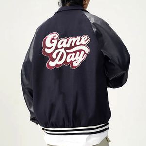 New Colorful 30cm/11.9inch Big Size <b>Iron</b> on Chenille Sequin Embroidered Gameday Sport Patch for T-shirt Hoodies - Product Image 4