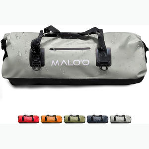 Échantillon gratuit Sac de voyage à fermeture éclair pliable 30L 40L Sac de sport en bâche imperméable Sac de sport sec Voyage - Product Image 6