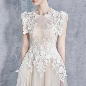 <span class=keywords><strong>ชุด</strong></span>เดรสผู้หญิงสไตล์เจ้าหญิง ผ้าลูกไม้ ดีไซน์เก๋ไก๋ สำหรับงานกลางคืน คุณภาพสูง ดีไซน์ใหม่ สไตล์เวียดนาม เหมาะสำหรับฤดูร้อน - Product Image 4