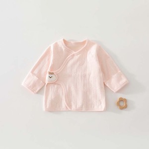 Paquete de 4 Camisetas Tipo Kimono para Bebé |   Tops de algodón de manga larga con estampado de estrellas, lunas <span class=keywords><strong>y</strong></span> nubes |   Parche de Felpa |   95% Algodón 5% Elastano - Product Image 4