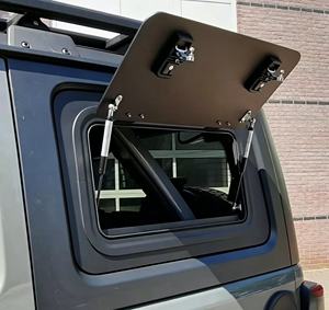 Caja de Almacenamiento Lateral para Ventana de Acero Negro Tipo Gullwing para Ford <span class=keywords><strong>Bronco</strong></span> 2021-2025, Accesorios para SUV Todoterreno de 2 y 4 Puertas - Product Image 1