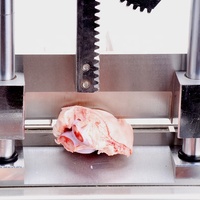 Machine manuelle de découpe de viande et d'os pour animaux poulet agneau cochon poisson os vente en gros