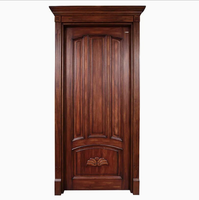 Portes intérieures en bois massif de luxe européennes, laquées sur mesure, insonorisées, pour villa, hôtel, école, chambre, maison