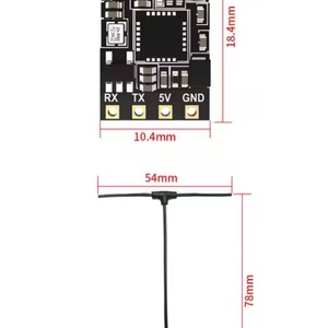 Speedybee นาโน expresslrs ตัวรับสัญญาณ elrs 2.4G/915MHz FPV Racing RC CRAFT 1000Hz REFRESH Rate พลาสติก0.7g - Product Image 5