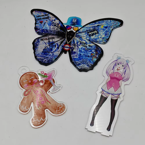 Estante de acrílico transparente de pie de Anime impreso personalizado para decoración del <span class=keywords><strong>hogar</strong></span> para exhibición de exposición de plástico-Pretty Girl - Product Image 4