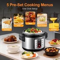 Cuisinière à pression électrique Sonifer SF-4062, grande capacité 15L, contrôle numérique, acier inoxydable, pour restaurant