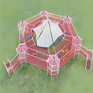 Carnaval extérieur Amusement pour enfants Cadres d'<span class=keywords><strong>escalade</strong></span> Trampoline Aire de jeux Corde Net Parc <span class=keywords><strong>Mur</strong></span> Jeux d'<span class=keywords><strong>escalade</strong></span> pour enfants - Product Image 5