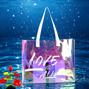 Sac fourre-tout transparent en PVC, tailles personnalisées, imperméable, emballage cadeau, souvenirs, papeterie, promotion - Product Image 1