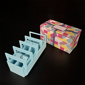Organizador de cinta con múltiples ranuras Soporte de rollo múltiple de plástico con estación de corte para embalaje Envoltura OEM Fábrica al por mayor - Product Image 3