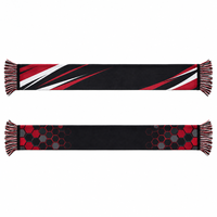 Écharpe personnalisée avec impression double face, écharpe de supporter personnalisée pour le sport, les événements de club, les cadeaux promotionnels et les fêtes