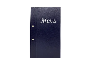 Porte-menu en cuir pour restaurant, format A4, avec reliure à vis, vente en gros - Product Image 4