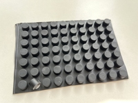 Pare-chocs de porte d'armoire en silicone personnalisé Armoires de cuisine rondes auto-adhésives Planches à découper Cadres pour photos