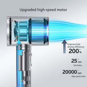 Nuovo strumento per la cura personale dell'elettrodomestico Mini asciugacapelli elettrico per il vento caldo e freddo Hotel usa la funzione ionica del motore a corrente continua - Product Image 6
