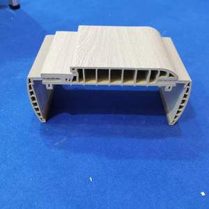 Hot bán ở Trung Đông không thấm nước WPC khung cửa với architrave <span class=keywords><strong>PVC</strong></span> phim cán - Product Image 1