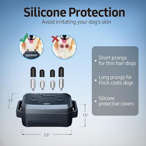 Collier de dressage de chien électrique Patpet 3 Modes d'entraînement de sécurité Buzzer Shock E Collar Rechargeable Pet Training Behavior - Product Image 6