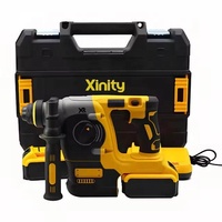 Perceuse à percussion électrique sans fil professionnelle 20V, moteur sans balais, batterie lithium-ion, kit combiné d'outils électriques abordables