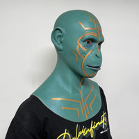 Masques de tête d'animal singe en silicone réaliste pour fêtes, couvre-tête complet pour Cosplayer, accessoire de film, de télévision et d'acteur