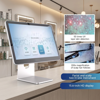 Analyseur intelligent 2-en-1 AI pour cuir chevelu et peau, détecteur de peau 3D personnalisé, scanner facial, outil d'analyse capillaire