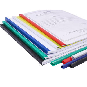 Foska B2B văn phòng phẩm thiết lập A4 Cột Sống Thanh ràng buộc đầy màu sắc 12inch Nhựa bền trượt cuốn sách chất kết dính với 80 tờ Công suất - Product Image 1