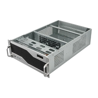 Boîtier de serveur rackable 4U industriel 19 pouces en aluminium avec support de refroidissement par eau, compatible EATX ATX ITX, profondeur longue 680 mm