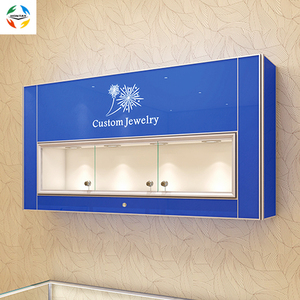 Vetrina in Vetro Illuminata a LED a Forma di Cuore per Gioielleria, Espositore di Alta Qualità per Prodotti di Orologeria, Vetrine da Parete - Product Image 3