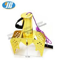 Pièce poussoir bonbons attrape grue griffe Machine métal Arcade portique assemblage griffe pour amusement cadeau paiement par pièce